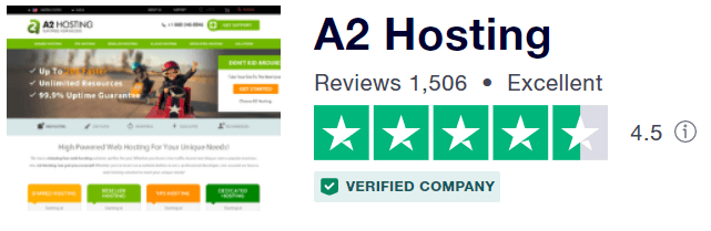 a2 hosting review trustpilot