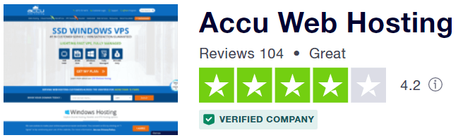 accuweb hosting review trustpilot