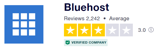 bluehost review trustpilot