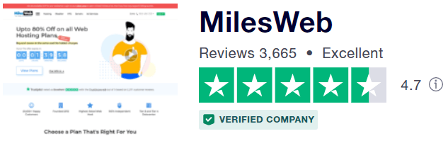 milesweb review trustpilot