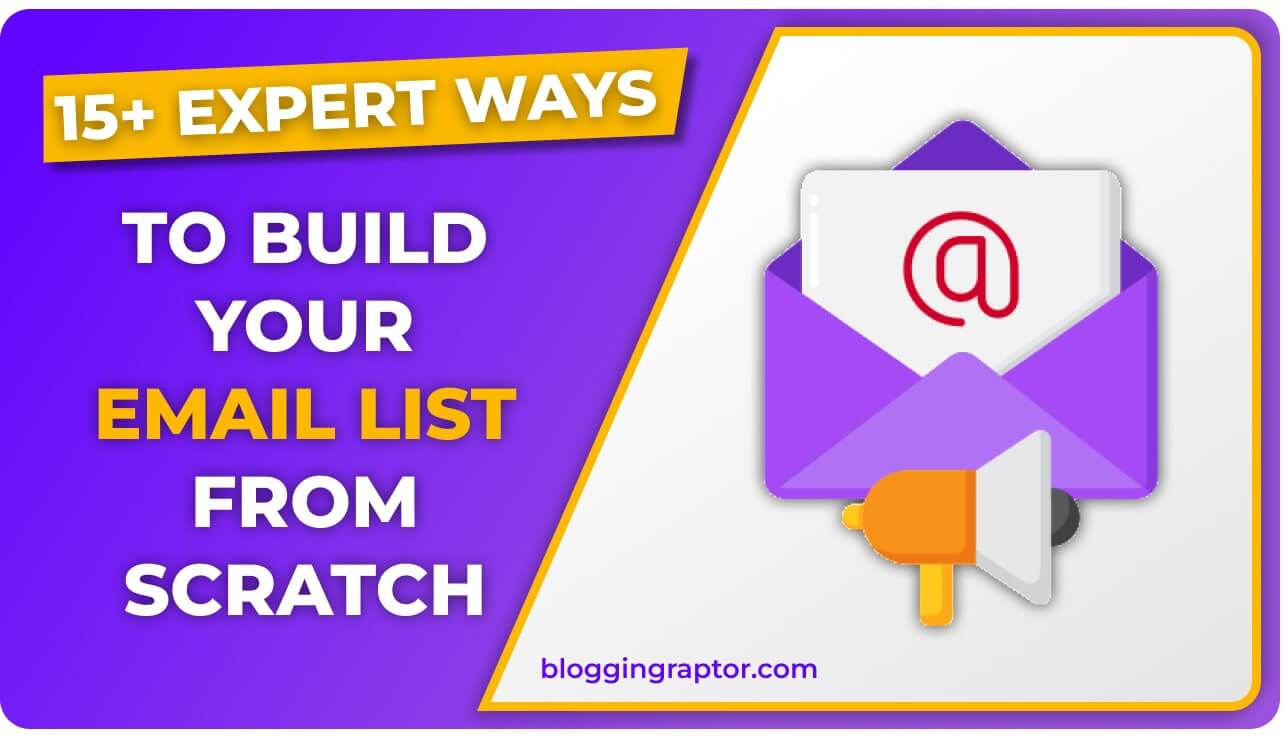 how to build an email list