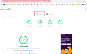 pagespeed insights mobile after