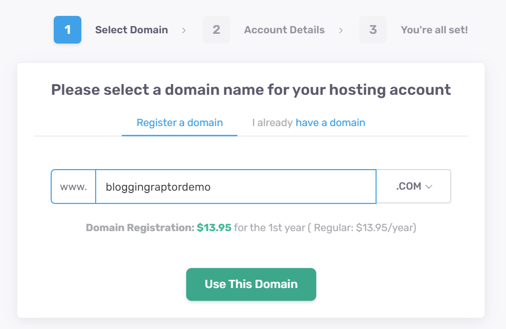 register domain fastcomet
